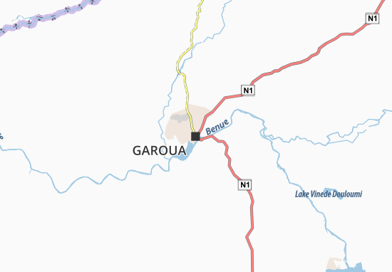 Karte Stadtplan Garoua