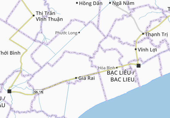 Mapa Phong Thạnh Đông