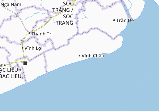 Kaart Plattegrond Vĩnh Châu