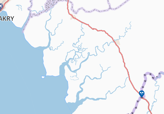 Karte Stadtplan Robompa