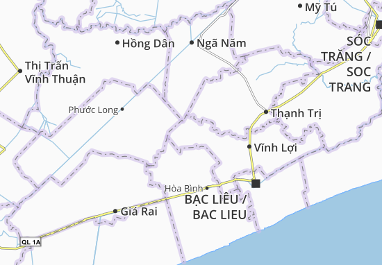 Karte Stadtplan Vĩnh Hưng A