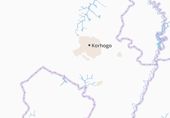 Karte Stadtplan Kafyédougou