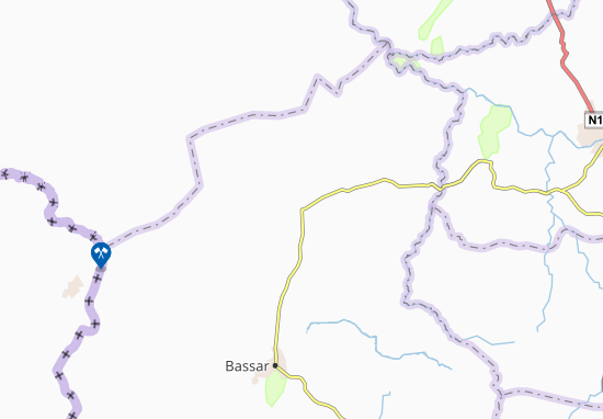 Mapa Kabou
