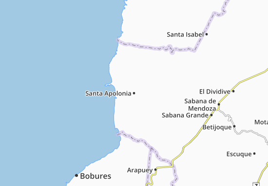 Mapa Santa Apolonia