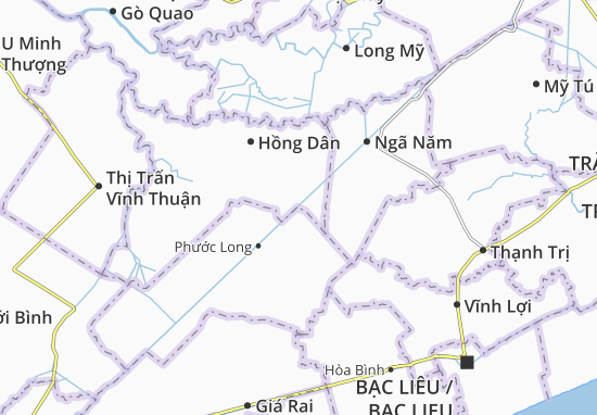 Kaart Plattegrond Ninh Quới A