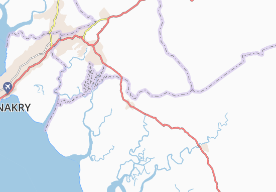 Karte Stadtplan Salifouya