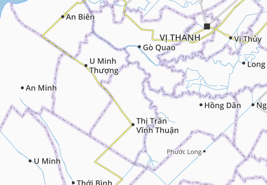Mapa Vĩnh Bình Nam