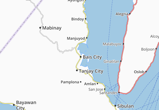 Karte Stadtplan Bais City