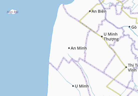 Kaart Plattegrond An Minh