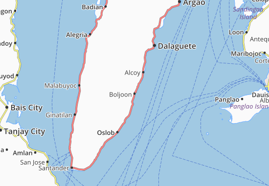 Boljoon Map
