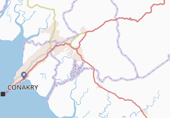 Karte Stadtplan Kendoumaya