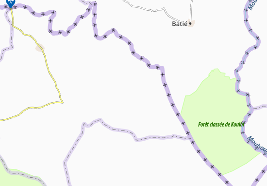 Karte Stadtplan Danoa