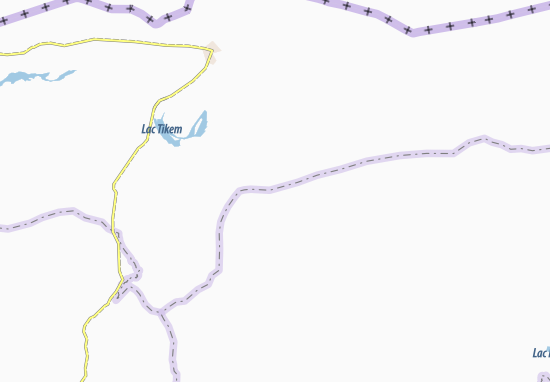Kaart Plattegrond Bongor Hahanga