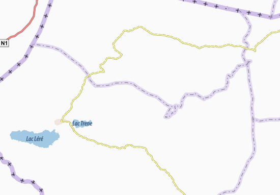 Karte Stadtplan Fouli Yakabo