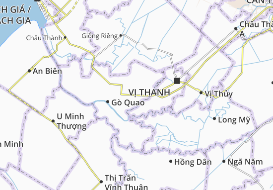 Mapa Vĩnh Hòa Hưng Nam
