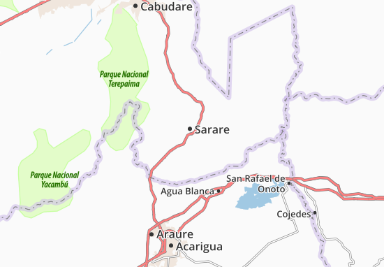 Kaart Plattegrond Sarare