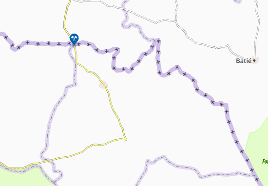 Karte Stadtplan Kobinou