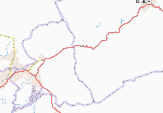Karte Stadtplan Guiemembo
