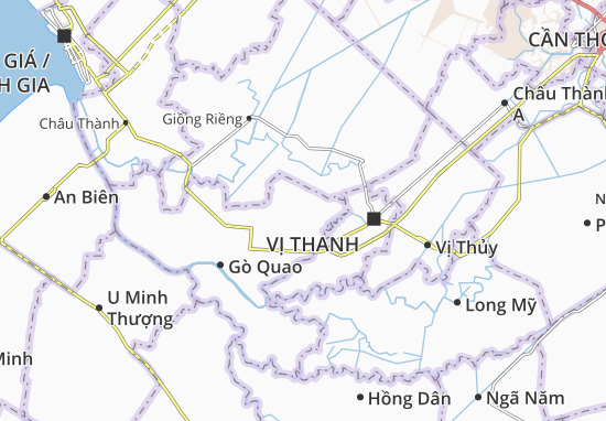 Mapa Vĩnh Hòa Hưng Bắc