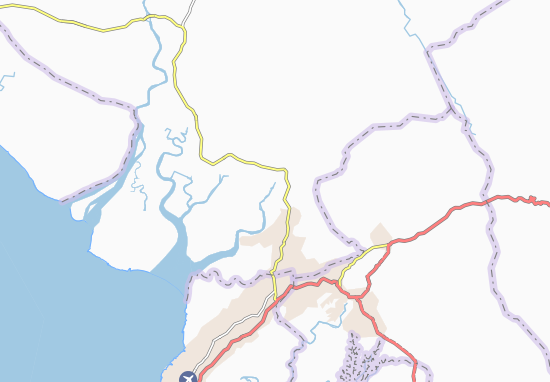 Kaart Plattegrond Gombon-Ya