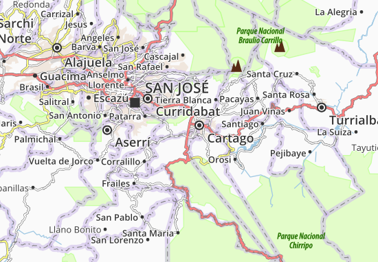 Karte Stadtplan Guadalupe O Arenilla
