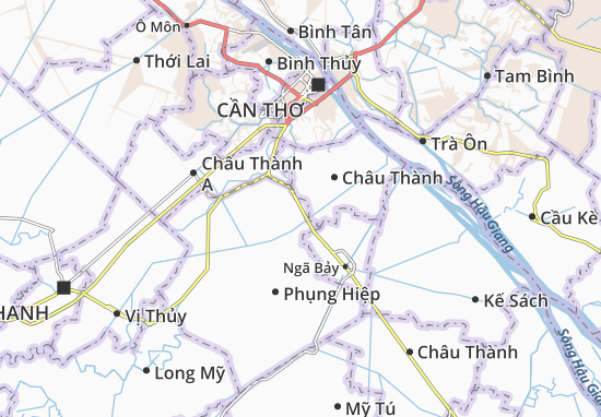 Karte Stadtplan Tân Long
