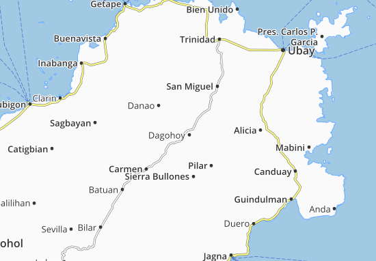Kaart Plattegrond Dagohoy