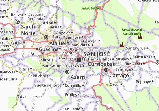 Carte-Plan San Pedro