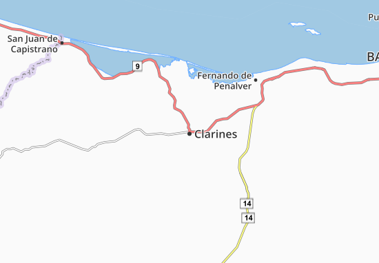 Mapa Clarines