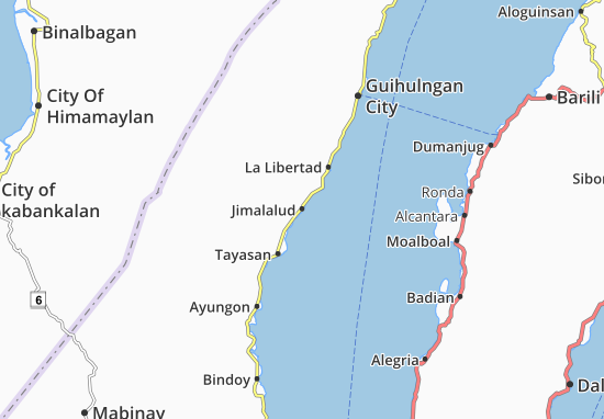 Jimalalud Map