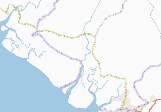 Karte Stadtplan Sonkolou