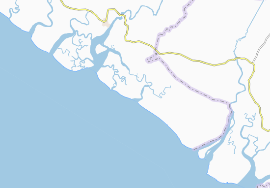 Karte Stadtplan Sangareya