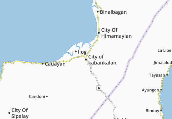 City of kabankalan Map