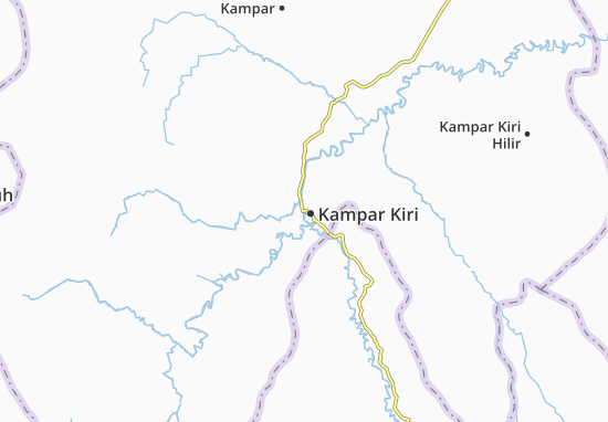 Karte Stadtplan Kampar Kiri