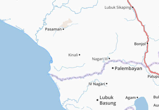 Mapa Kinali