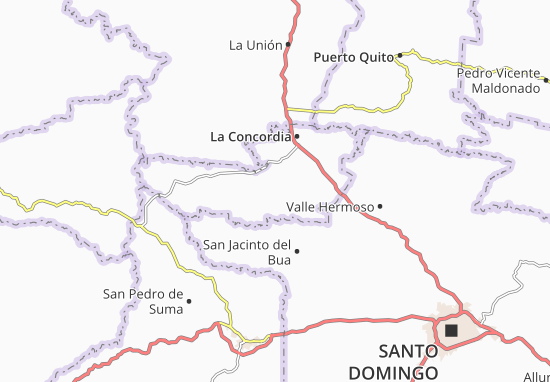 Kaart Plattegrond La Villegas