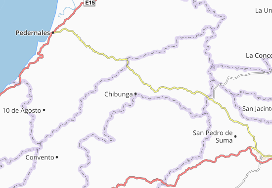 Kaart Plattegrond Chibunga