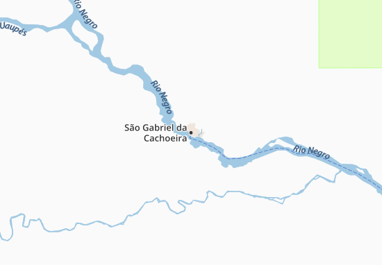 Mapa São Gabriel da Cachoeira