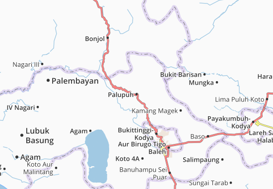 Karte Stadtplan Palupuh