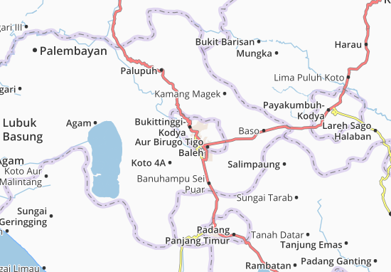 Karte Stadtplan Guguk Panjang
