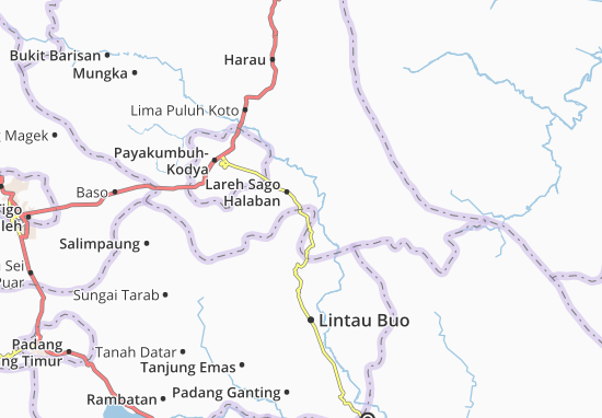 Kaart Plattegrond Lareh Sago Halaban