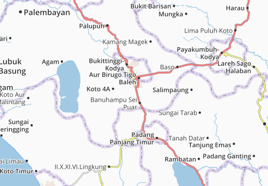 Karte Stadtplan Sungai Puar