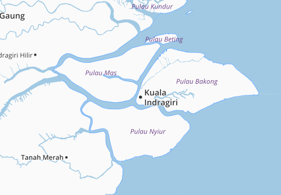 Carte-Plan Kuala Indragiri