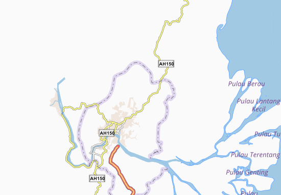 Karte Stadtplan Samarinda Utara