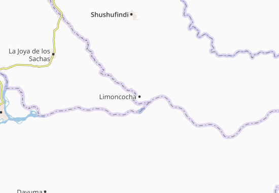 Karte Stadtplan Limoncocha