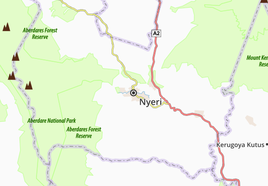 Nyeri Map