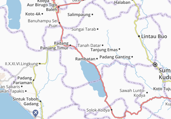 Kaart Plattegrond Batipuh
