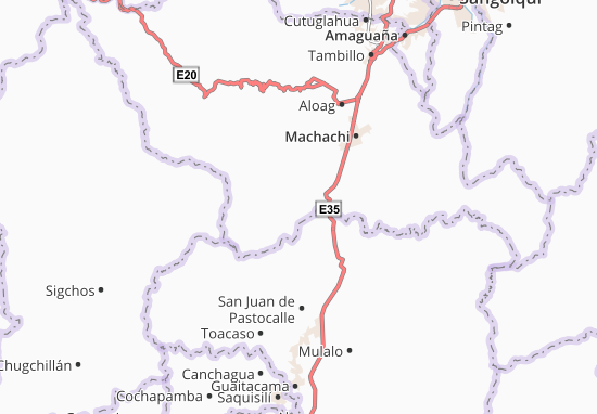 Mapa El Chaupi