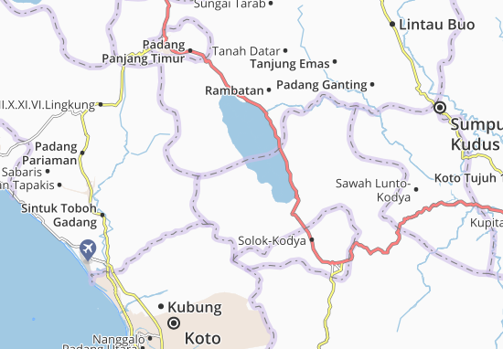 Karte Stadtplan Junjung Sirih