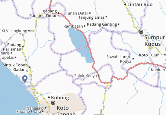 Karte Stadtplan Koto Singkarak
